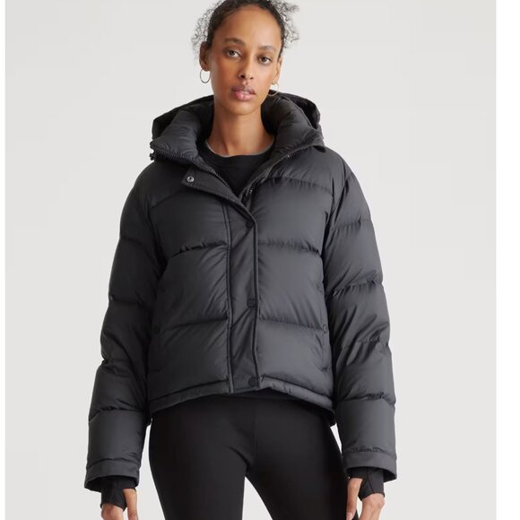QUINCE Responsible Down Cropped Puffer Jacket Medium - Picture 1 of 4